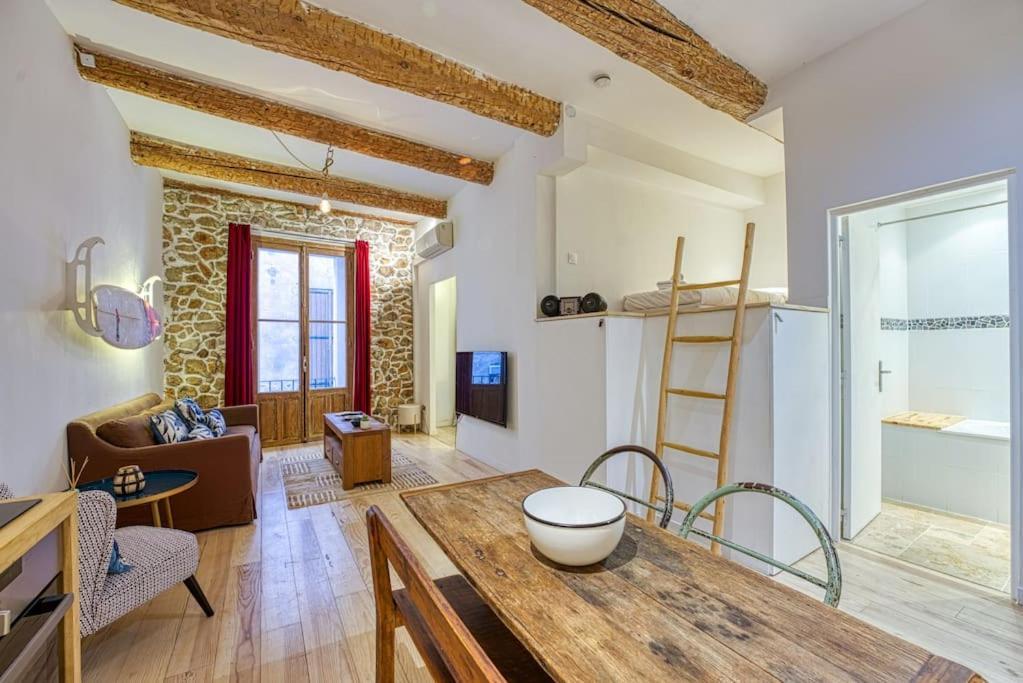New - 1 Bed Apt Central Antibes Esterno foto